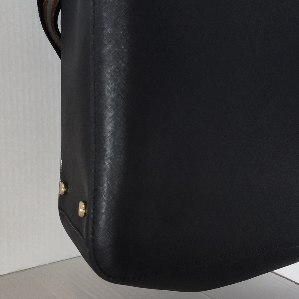 Kate Spade Black Tote with Gold Accents - Picture 11 of 16